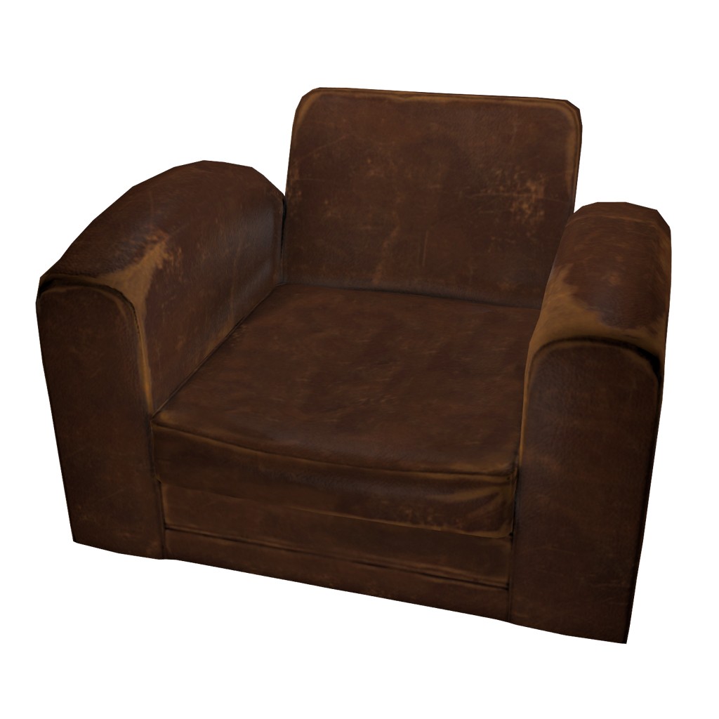 Leather armchair preview image 1